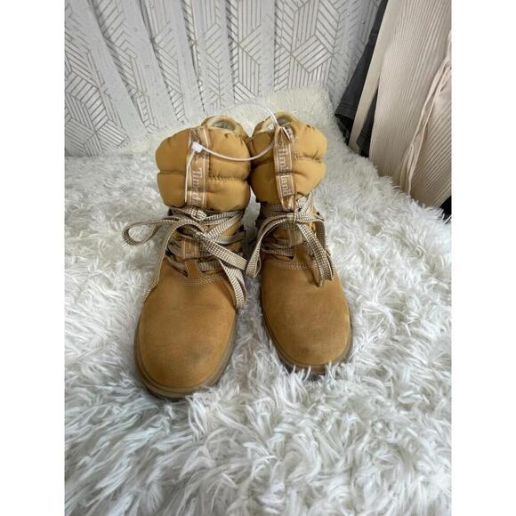Timberland Shoes - Timberland 650 Women’s Wheat Suede Leather Fleece Insulated Winter Boots Sz 7